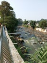 Ciliwung Riverside On Sempur Bogor Royalty Free Stock Photo