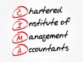 CIMA - Chartered Institute of Management Accountants acronym