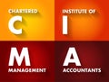 CIMA Chartered Institute of Management Accountants - training and qualification in management accountancy and related subjects,