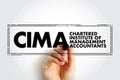 CIMA Chartered Institute of Management Accountants - training and qualification in management accountancy and related subjects,