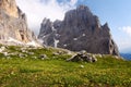 Cima della madonna in pale di san martino - dolomi Royalty Free Stock Photo