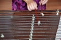 The cimbalom instrument