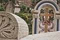 The non-catholic cemetery of Testaccio in Rome Royalty Free Stock Photo