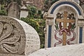 The non-catholic cemetery of Testaccio in Rome