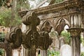 The non-catholic cemetery of Testaccio in Rome Royalty Free Stock Photo