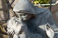 Cimitero Monumentale, historic cemetery in Milan, Italy. A tomb