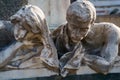 Cimitero Monumentale, historic cemetery in Milan, Italy. A tomb Royalty Free Stock Photo