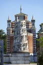 Cimitero Monumentale of Milan, Italy: tombs Royalty Free Stock Photo