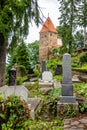 Cimitirul Bisericii Din Deal, the Saxon German Cemetery On The Hill, SighiÃâ¢oara, Transylvania, Romania Royalty Free Stock Photo