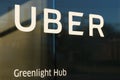 Cincinnati - Circa February 2019: Uber Greenlight Hub. Uber Drivers can get in-person support at a Greenlight Hub III