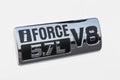 Toyota iForce 5.7L badge. Toyota is a popular brand because of its reliability, fuel mileage and commitment to reducing emissions