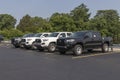 Toyota Tacoma display. Toyota is a popular brand because of its reliability, fuel mileage and commitment to reducing emissions