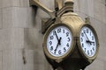 cincinnati downtown old street clock Royalty Free Stock Photo