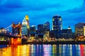 Cincinnati downtown overview Royalty Free Stock Photo