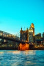 Cincinnati downtown overview