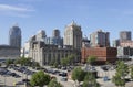 Cincinnati Downtown Skyline including the Great American Tower and Hamilton County Courthouse