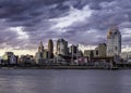 Cincinnati, OH - May 15 2022: the Cincinnati Skyline Royalty Free Stock Photo