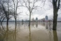 Cincinnati 2018 Flooding Royalty Free Stock Photo