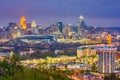 Cincinnati, Ohio, USA Skyline Royalty Free Stock Photo