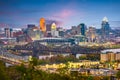 Cincinnati, Ohio, USA Skyline Royalty Free Stock Photo