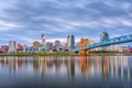 Cincinnati, Ohio, USA Skyline Royalty Free Stock Photo