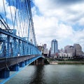 Cincinnati Roebling Bridge daytime-Ohio