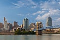 Cincinnati skyline.