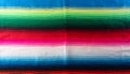 Cinco de mayo background decorated image made from mexican blanket stripes or poncho serape background