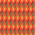 Cinco de Mayo background. Watercolor texture seamless pattern