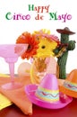 Cinco de Mayo bright colorful party table Royalty Free Stock Photo