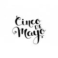 Cinco de Mayo handwritten lettering