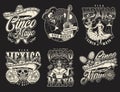 Cinco de mayo holiday vintage collection