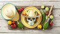 Cinco de Mayo May 5. federal holiday in Mexico. banner and poster design. flag and decorations Royalty Free Stock Photo