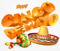 Cinco De Mayo Sign Royalty Free Stock Photo