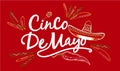 Cinco de Mayo sign Royalty Free Stock Photo