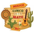 Cinco de Mayo. Vector illustration