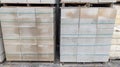 Cinder block pallets grey cement construction material wearhouse ready for sale