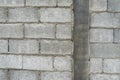 Cinder block wall background Royalty Free Stock Photo