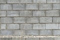 Cinder block wall background Royalty Free Stock Photo