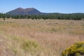 Cinder Cone of dormant volcano at Sunset Crater Royalty Free Stock Photo