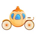 Cinderella carriage ,cartoon style Royalty Free Stock Photo