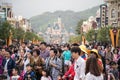 Cinderella Castle at Disneyland, Hong Kong Royalty Free Stock Photo