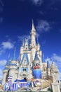 Cinderella Castle and fireworks, Magic Kingdom, Disney Royalty Free Stock Photo