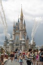 Cinderella Castle - Magic Kingdom - Walt Disney World - Orlando Florida July 2019 Royalty Free Stock Photo