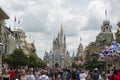 Cinderella Castle - Magic Kingdom - Walt Disney World - Orlando Florida July 2019 Royalty Free Stock Photo