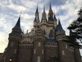 Cinderella castle nice view at Tokyo Disneyland