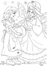 Cinderella and fairy godmother