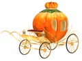 Cinderella fairy tale pumpkin carriage Royalty Free Stock Photo