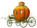 Cinderella fairy tale pumpkin carriage Royalty Free Stock Photo