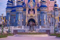 Cinderella's Castle decorated for 50th Anniversary, September 2021